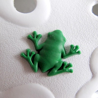 Ozdoba na obuv Pin'zz zelená žába