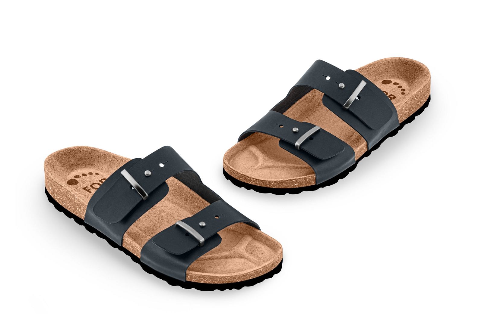 Pantofle FORcare 207001 barva černá