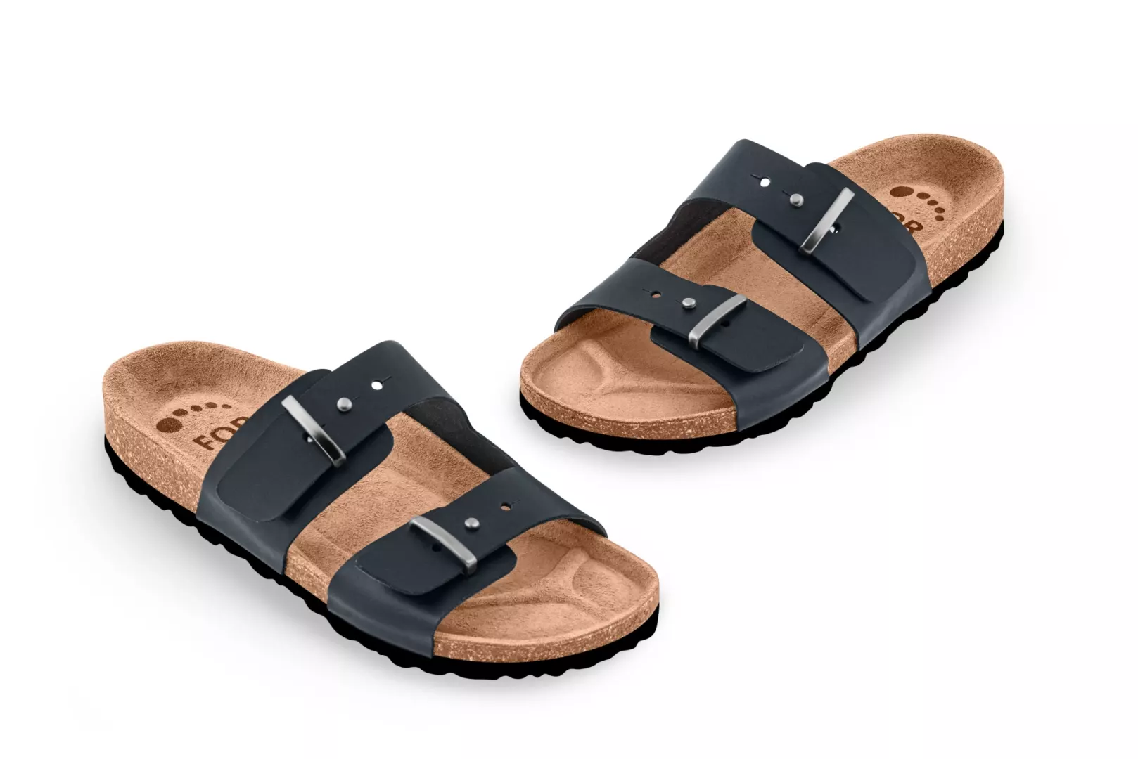 Pantofle FORcare 207001 barva černá