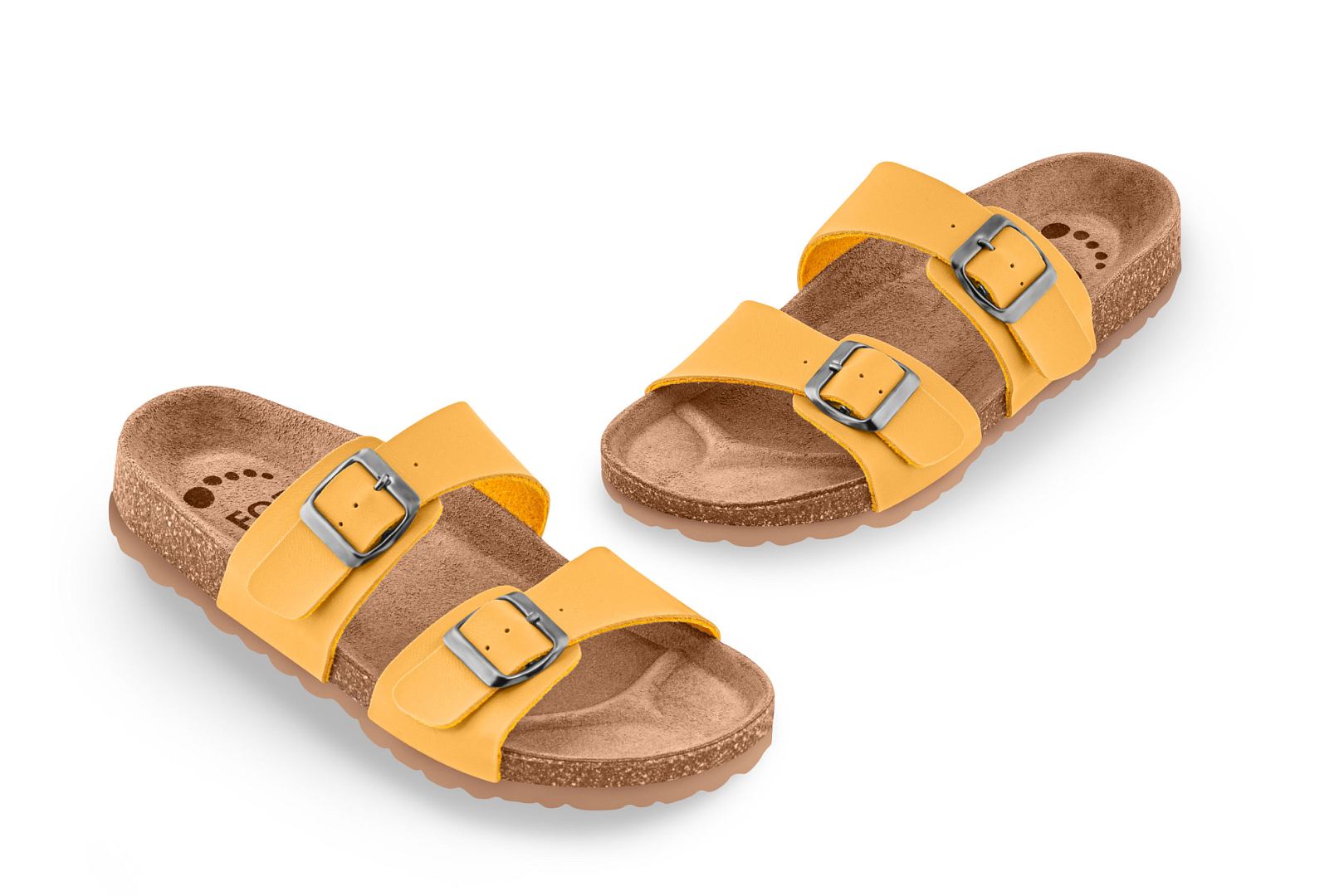 Pantofle FORcare 203007 barva hořčicová