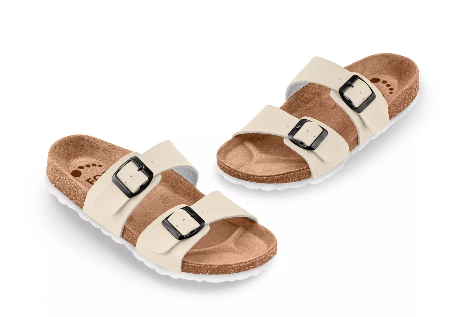 Pantofle FORcare 203047 barva smetanová