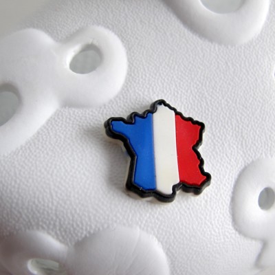 Ozdoba na obuv Pin'zz mapa Francie