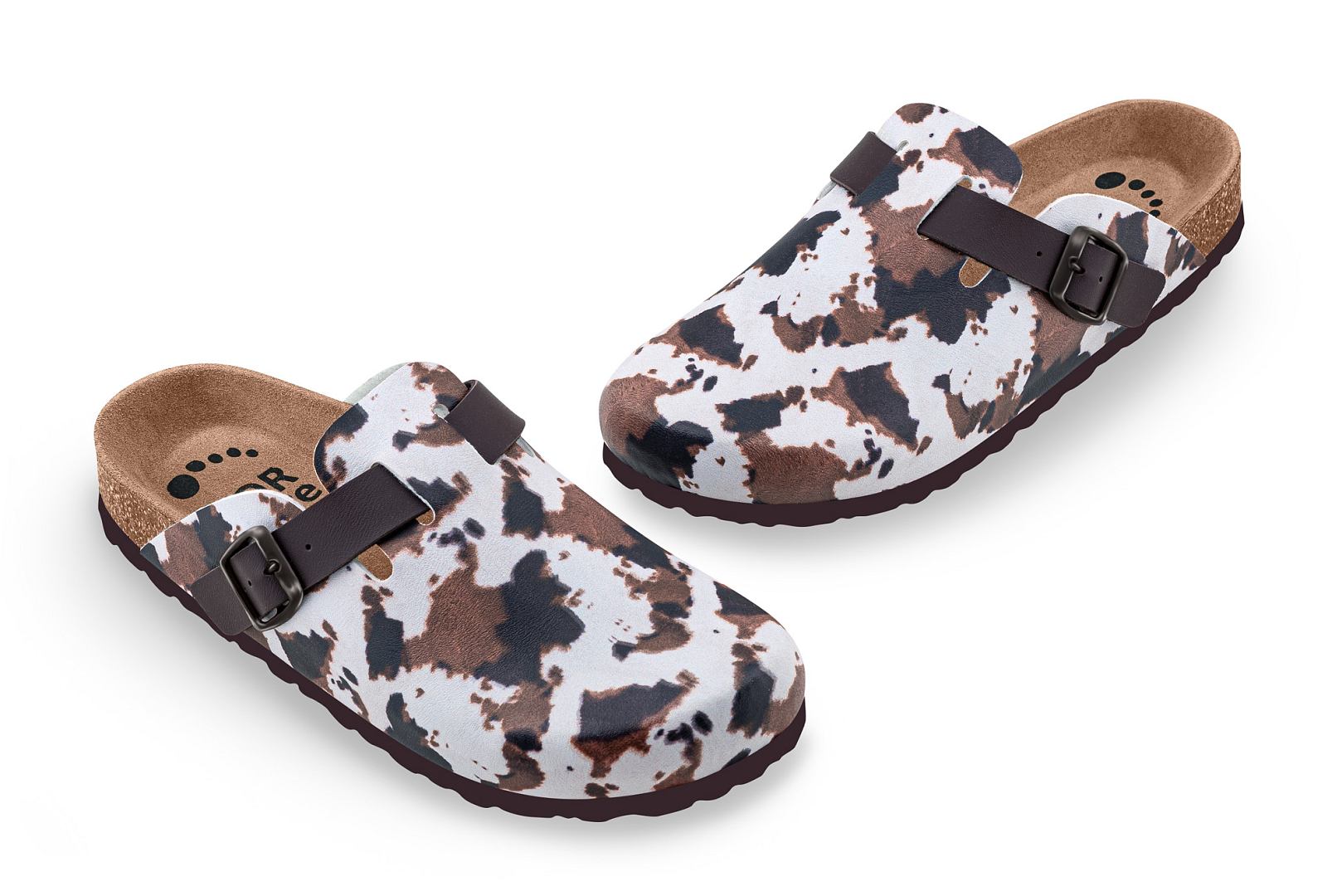 Pantofle FORcare 102067 barva bílá - hnědá