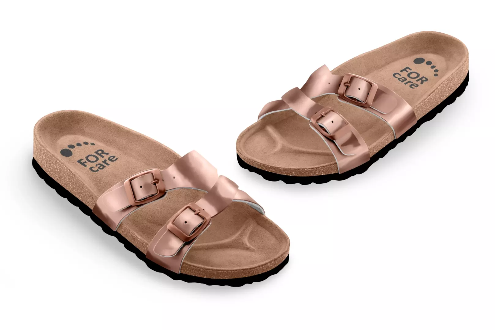 Pantofle FORcare 212164 barva měděná - lesk