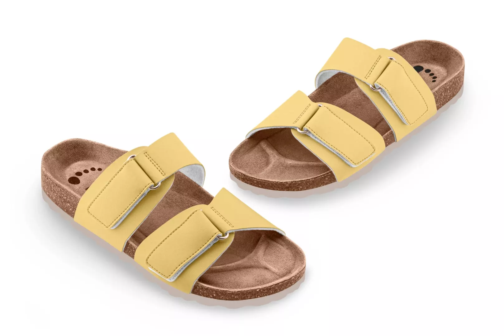 Pantofle FORcare 233043 barva žlutá