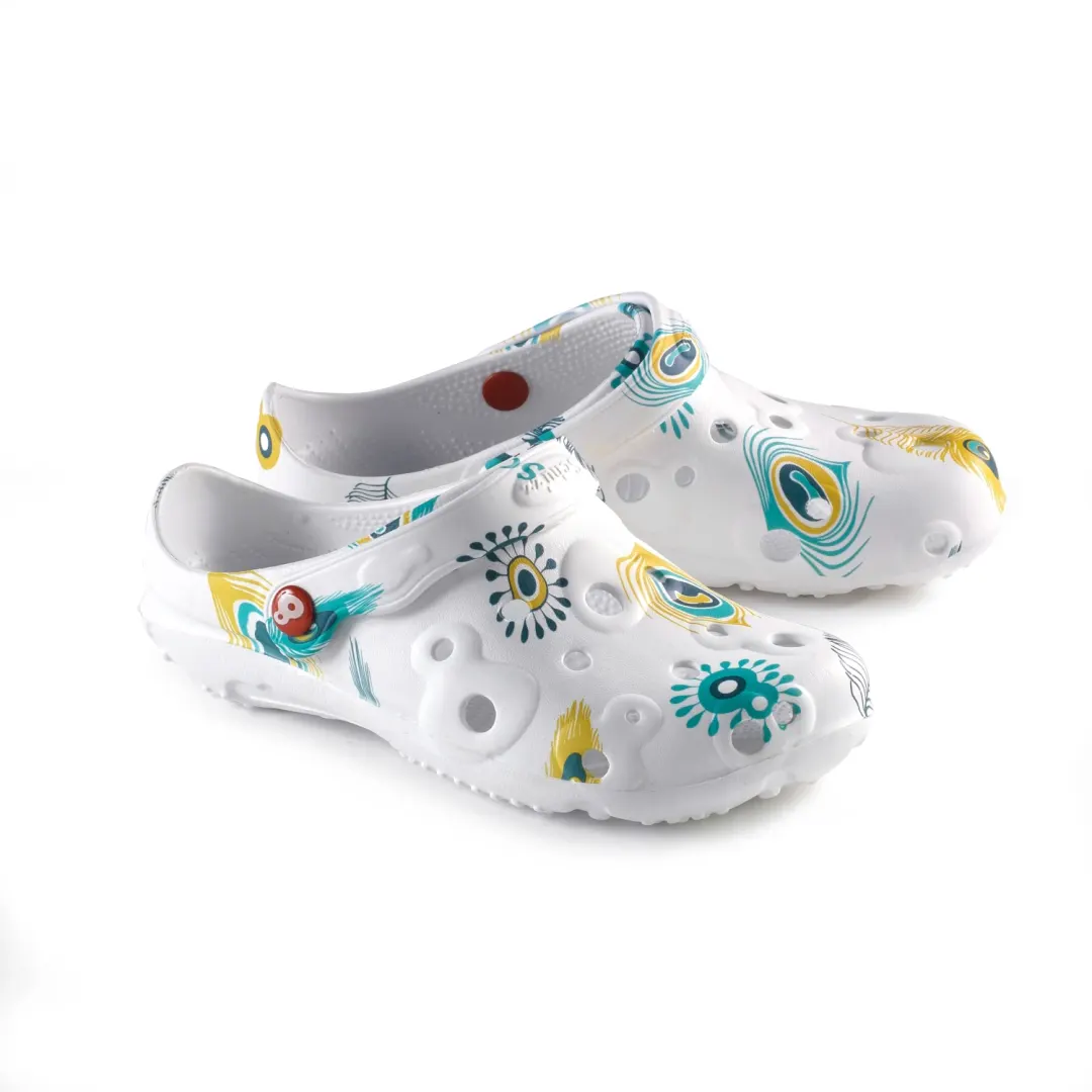 Obuv Schu'zz Globule 0029 barva bílá - paví peří Plume de paon